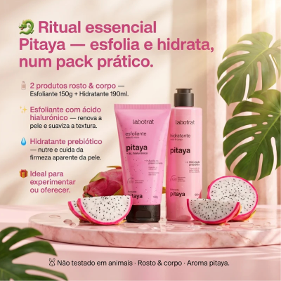 Labotrat Dia a Dia Pack Pitaya Esfoliante 150g + Hidratante 190ml | Farmácia d'Arrábida