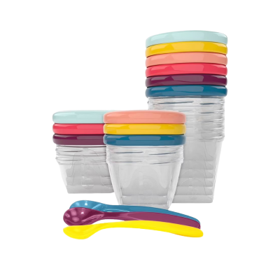 3661276147379 Babymoov Babybols Multi Set 12 Recipientes + 3 Colheres