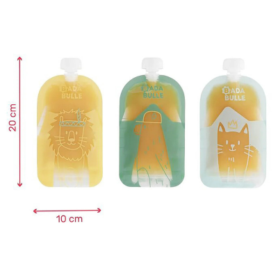 Badabulle Bolsas Reutilizáveis para Papas 150ml x15 | Farmácia d'Arrábida