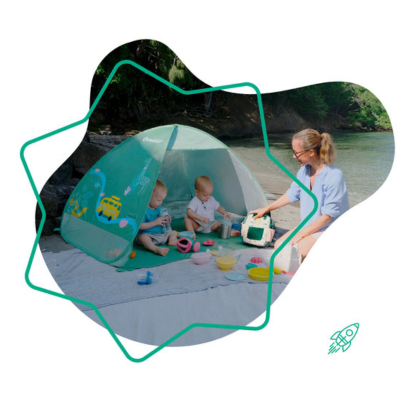 Badabulle Tenda Anti-UV UPF50+ Safari Proteção Solar Bebé | Farmácia d'Arrábida