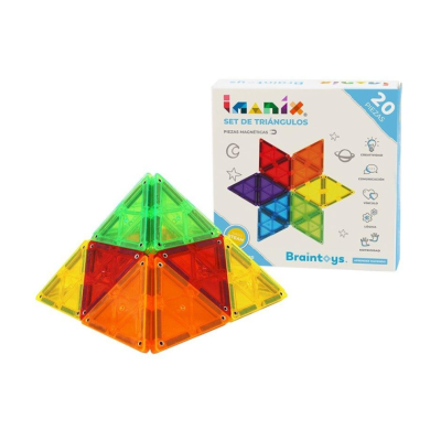 7804681190080 Imanix Complementos Triângulos Magnéticos 20 Peças
