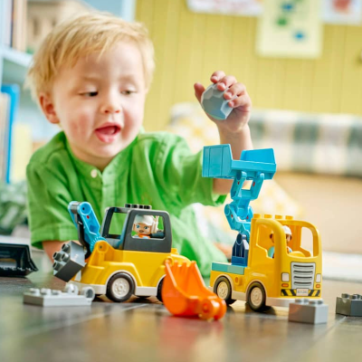 LEGO Duplo Town Veículos de Construção 3 em 1 +2A | Farmácia d'Arrábida