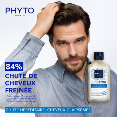 Phyto Phytocyane Men Champô Anti-Queda Homem 500ml | Farmácia d'Arrábida