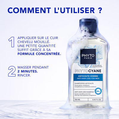 Phyto Phytocyane Men Champô Anti-Queda Homem 500ml | Farmácia d'Arrábida