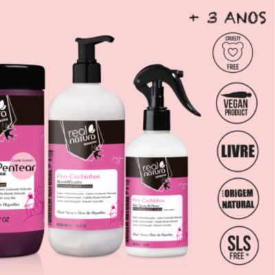 Real Natura Pro-Cachinhos Infantil Bi-Fase 300ml +3A | Farmácia d'Arrábida