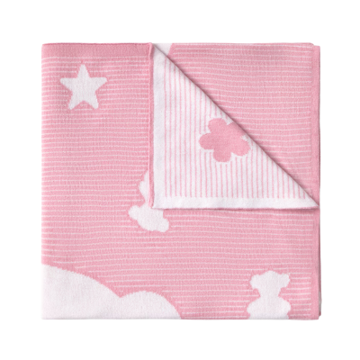 Tous Baby Manta Bebé para Berço Multi Ursos Rosa 78x104cm | Farmácia d'Arrábida
