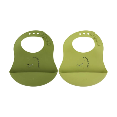 5400858964182 Trixie Pack 2 Babetes Silicone Mr. Dino | Confortáveis e Fáceis de Limpar