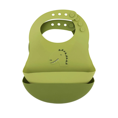 Trixie Pack 2 Babetes Silicone Mr. Dino | Farmácia d'Arrábida