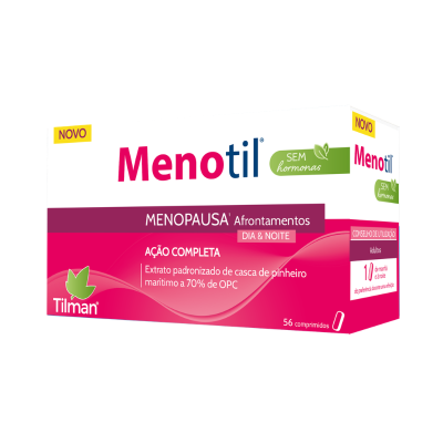 7631689 Menotil 56 Comprimidos | Conforto na peri-menopausa e menopausa