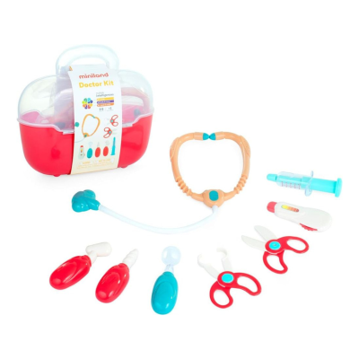 8413082970123 Miniland Kit Mala de Médico Infantil 8 Peças | Jogo de Imitação
