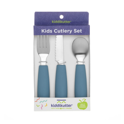 KiddiKutter Conjunto de Talheres Infantil Sage 3 peças | Farmácia d'Arrábida