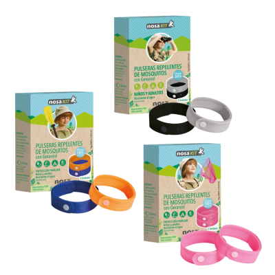 8436536896169 NOSA Pulseira Aromática Repelente Mosquitos | 2 Unidades Proteção até 180h