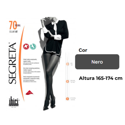 Ibici 70 Young Collants T3 165-174cm Cor Nero | Farmácia d'Arrábida