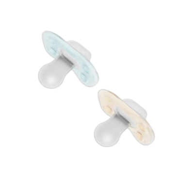 Dr. Brown's Advantage Chupeta 0-6M Azul e Creme x2 | Farmácia d'Arrábida