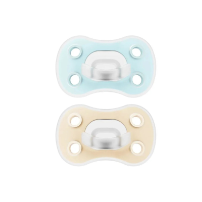 7642892 Dr. Brown's Advantage Chupeta 0-6M Azul e Creme x2