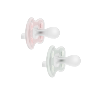 Dr. Brown's Advantage Chupeta 0-6M Rosa e Verde x | Farmácia d'Arrábida