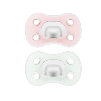 7642900 Dr. Brown's Advantage Chupeta 0-6M Rosa e Verde x2