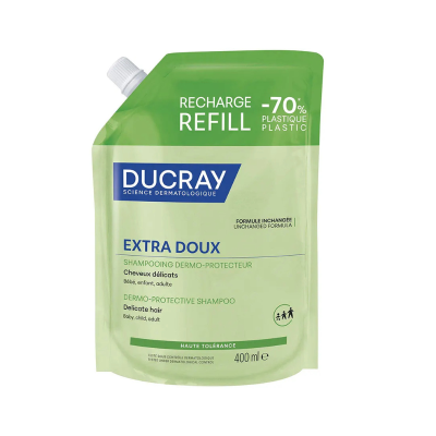 Ducray Extra-Doux Champô Recarga 400ml | Uso Diário