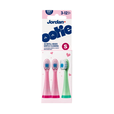 7616011 Jordan Ootie Recarga Escova Elétrica S Rosa e Verde x3 3-12 Anos