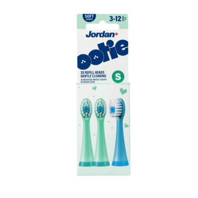 7616029 Jordan Ootie Recarga Escova Elétrica S Verde e Azul x3 3-12 Anos