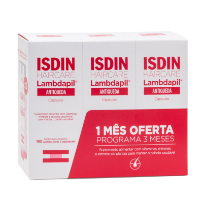 Isdin Lambdapil Antiqueda 180 Cápsulas 1 Mês Oferta
