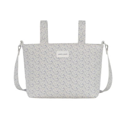 8435748612369 Pasito a Pasito Mala Maternidade Crossbody Maison Tender Coelhos Azul Pvc Pele