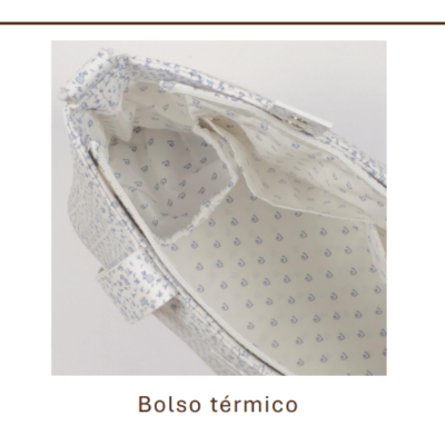 Pasito a Pasito Mala Maternidade Crossbody Maison Tender Flores Rosa Pvc Pele | Farmácia d'Arrábida