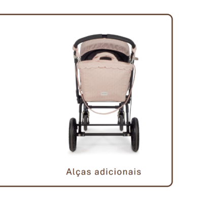 Pasito a Pasito Bolsa Carrinho Mala Maternidade Maison Tender Flores Rosa | Farmácia d'Arrábida