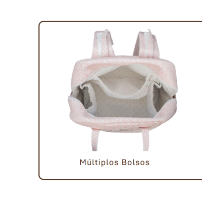 Pasito a Pasito Mochila Maternidade Maison Tender Coelhos Azul | Farmácia d'Arrábida
