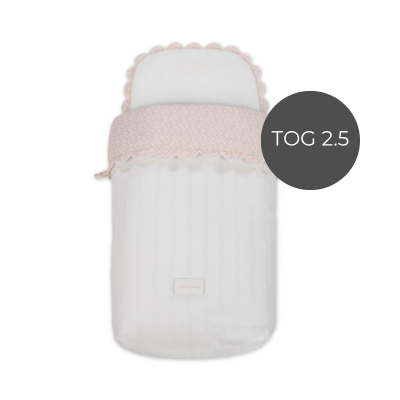 8435748612550 Pasito a Pasito Saco Alcofa TOG 2.5 Maison Tender Flores Rosa