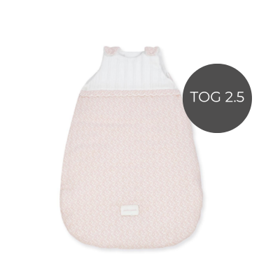 Pasito a Pasito Saco-Cama Bebé TOG 2.5 Maison Tender Flores Rosa 1-4M - Ideal para os meses mais frios