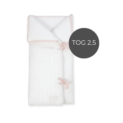 8435748612536 Pasito a Pasito Saco/Manta TOG 2.5 Maison Tender Flores Rosa