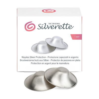 Silverette Mamilos de Prata Tamanho M | Amamentação