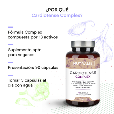 Nutralie Cardiotense Complex 90 Cápsulas | Farmácia d'Arrábida
