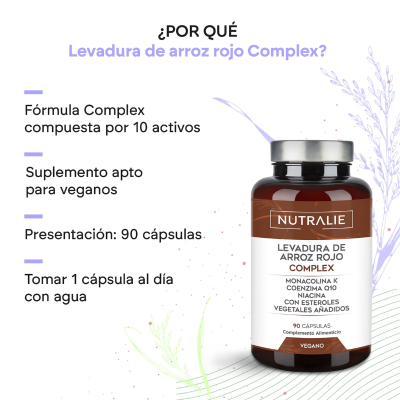Nutralie Arroz Vermelho Complex x90 Cápsulas | Farmácia d'Arrábida