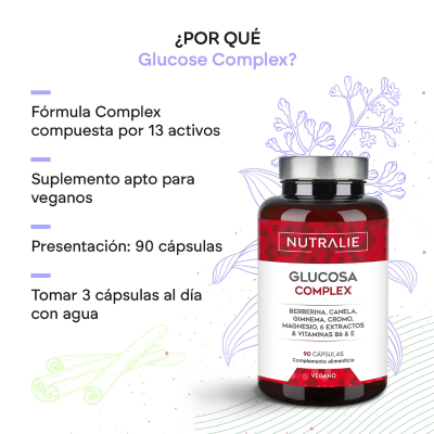 Nutralie Glucose Complex x90 Cápsulas | Farmácia d'Arrábida