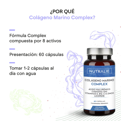 Nutralie Marine Collagen Complex x60 Cápsulas  | Farmácia d'Arrábida