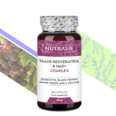 Nutralie Trans-Resveratrol & NAD+ Complex x60 Cápsulas | Farmácia d'Arrábida