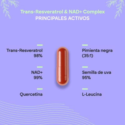 Nutralie Trans-Resveratrol & NAD+ Complex x60 Cápsulas | Farmácia d'Arrábida