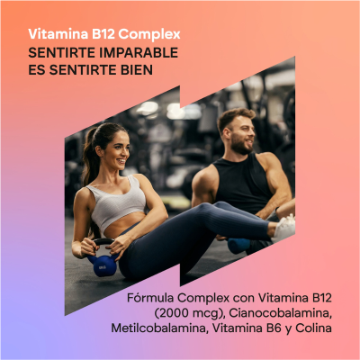 Nutralie Vitamina B12 Complex x120 Cápsulas B12 + B6 | Farmácia d'Arrábida