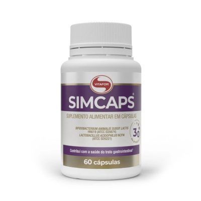 VITAFOR Simcaps 60 Cápsulas | Simbiótico Gastrorresistente