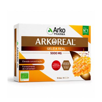Arkoreal Geleia Real 5000mg 10 Ampolas x 15ml
