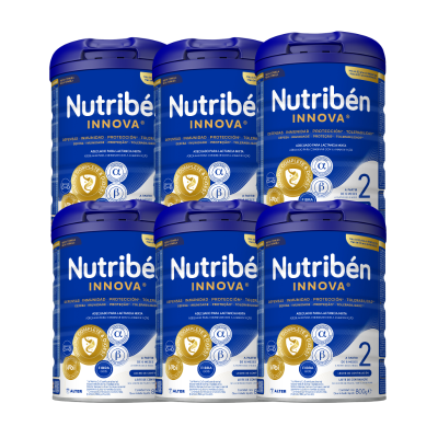 1556478 Nutribén Pack 6 Embalagens Innova 2 Leite de Transição +6M 6x800g