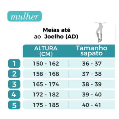 Ibici 140 Punta Aperta Meia AD pelo Joelho 39-40 Noisette 21 | Farmácia d'Arrábida