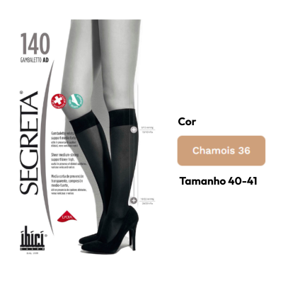 Ibici 140 Classic Meia AD pelo Joelho T5 40-41 Cor Chamois 36