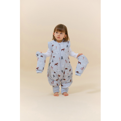 Molis&Co TOG 2.5 Pijama Macacão com Mangas Winter Animals 4-5A | Farmácia d'Arrábida
