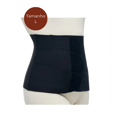 0840506404113 Momcozy Ergowrap Cinta Pós-Parto Preto L | Suporte Abdominal