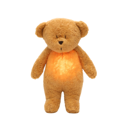 5903943986477 Moonie 2.0 Urso Peluche Sensorial Honey Mostrada | Luz e Sons