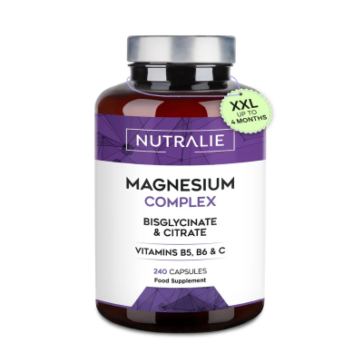 7637900 Nutralie Magnésio Complex x240 Cápsulas | Funcionamento muscular e cansaço