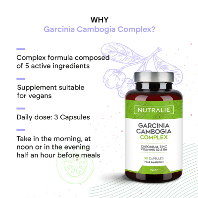 Nutralie Garcinia Cambogia Complex x90 Cápsulas | Farmácia d'Arrábida
